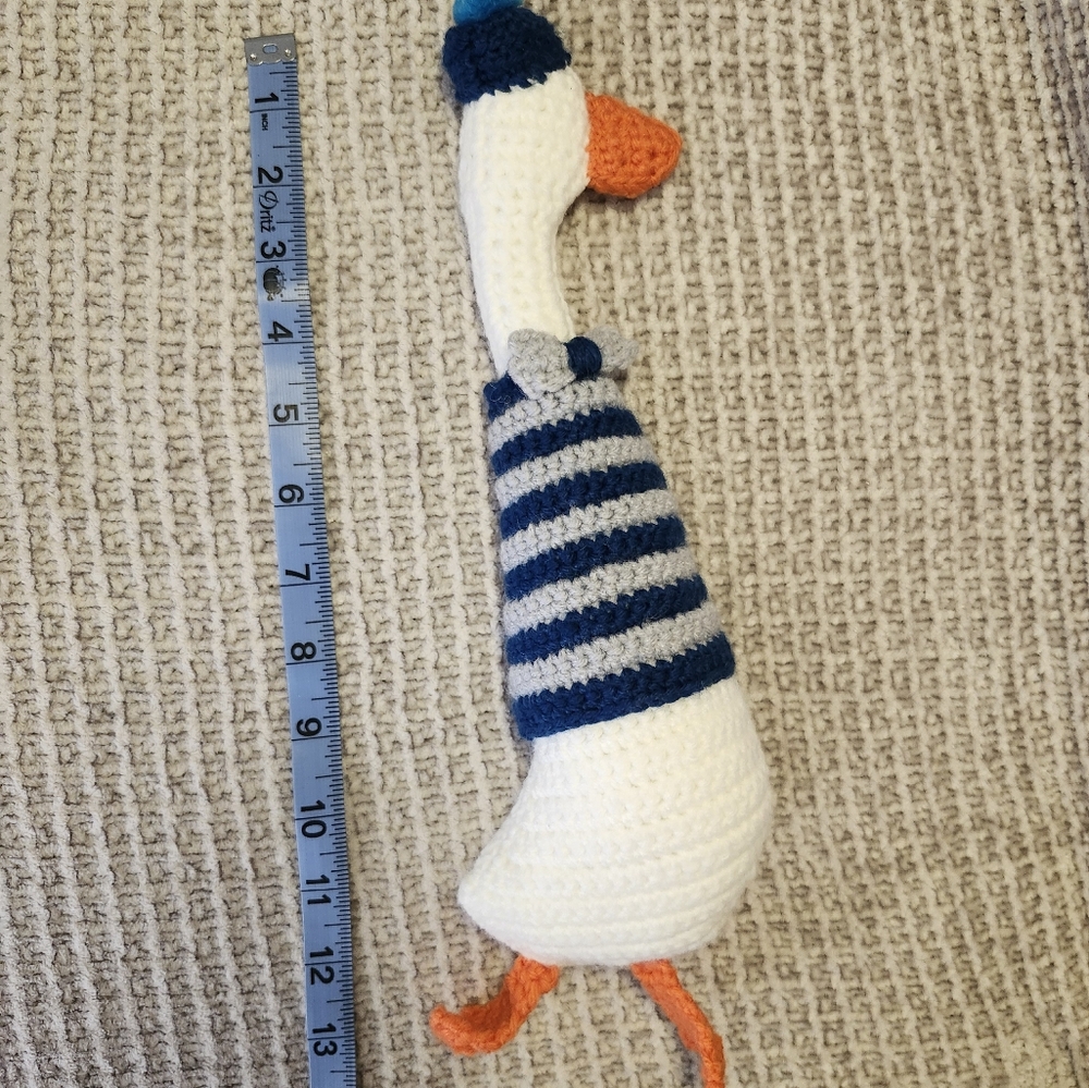 New - Crochet Duck - Plushie - Picture 3 of 3